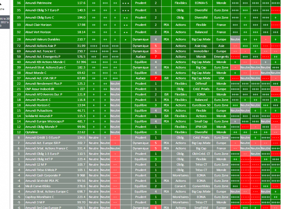 SICAV OPCVM FCP OPC STRATEGIE ALLOCATION