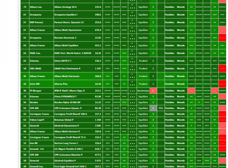 SICAV OPCVM FCP FONDS OPC ALLOCATION STRATEGIE