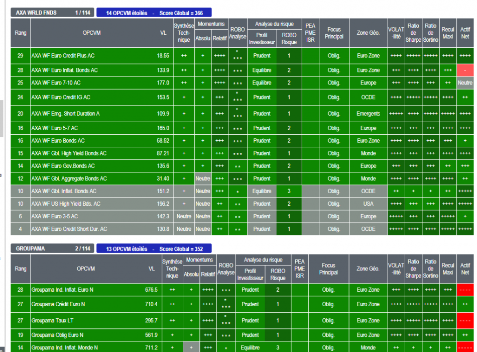 SICAV ACTIONS OPCVM FONDS FCP STRATEGIE ALLOCATION